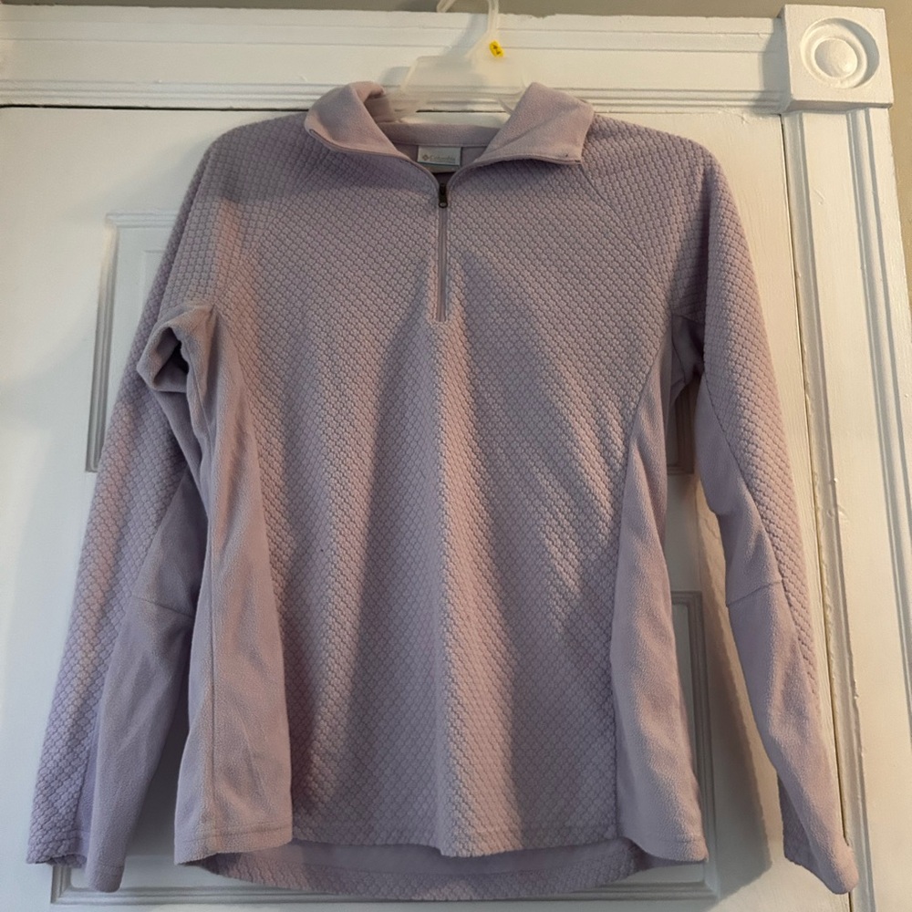 Columbia Women's Lavender Quarter-Zip Pullover